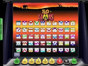 50 lions играть бесплатно